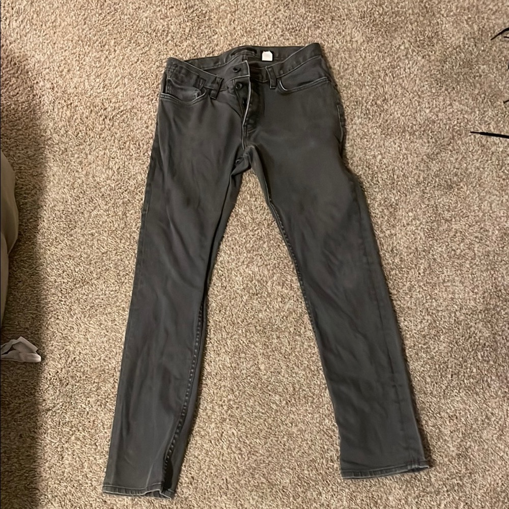 John Varvatos Gray Slim Fit Jeans